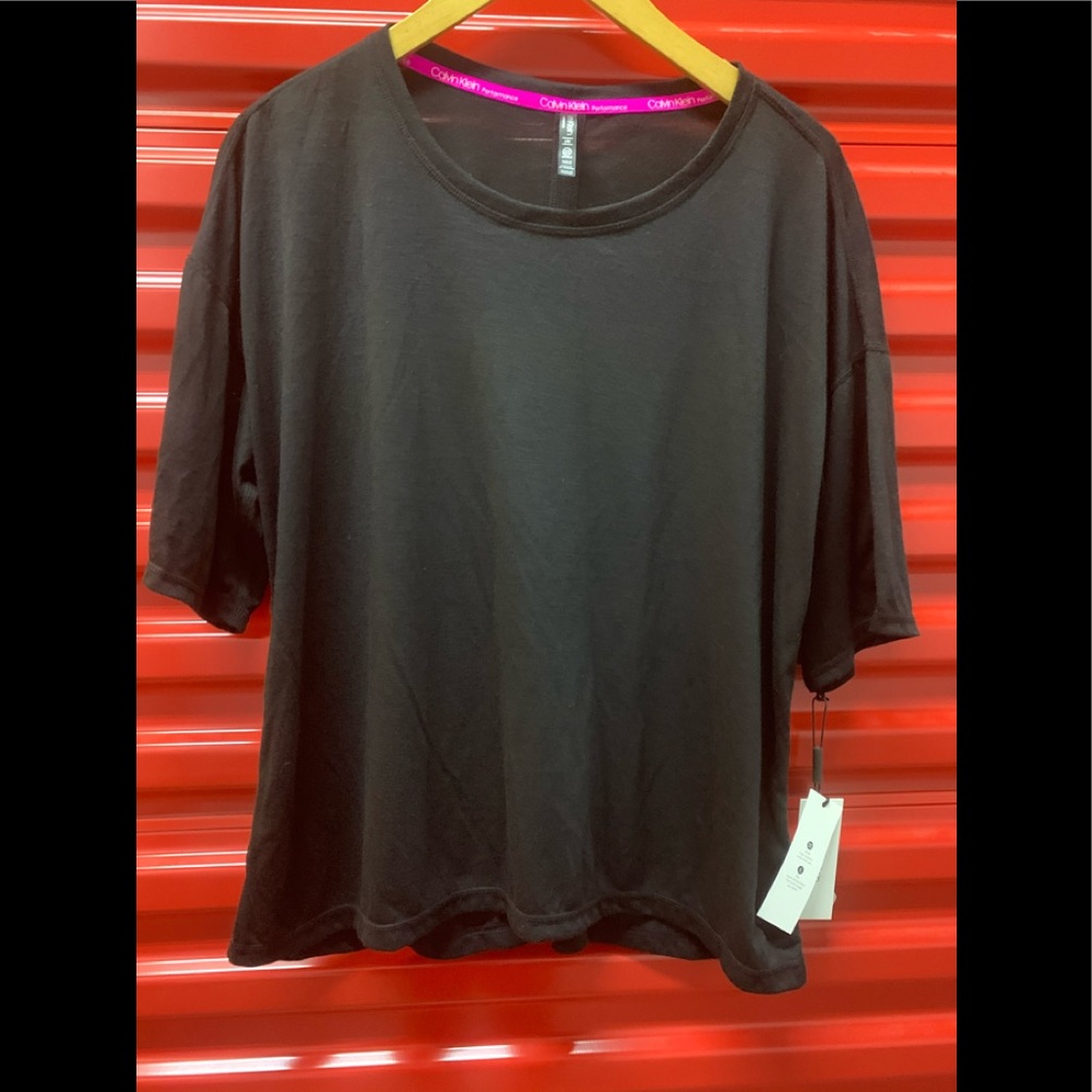 Calvin Klein T-Shirt Top Black L